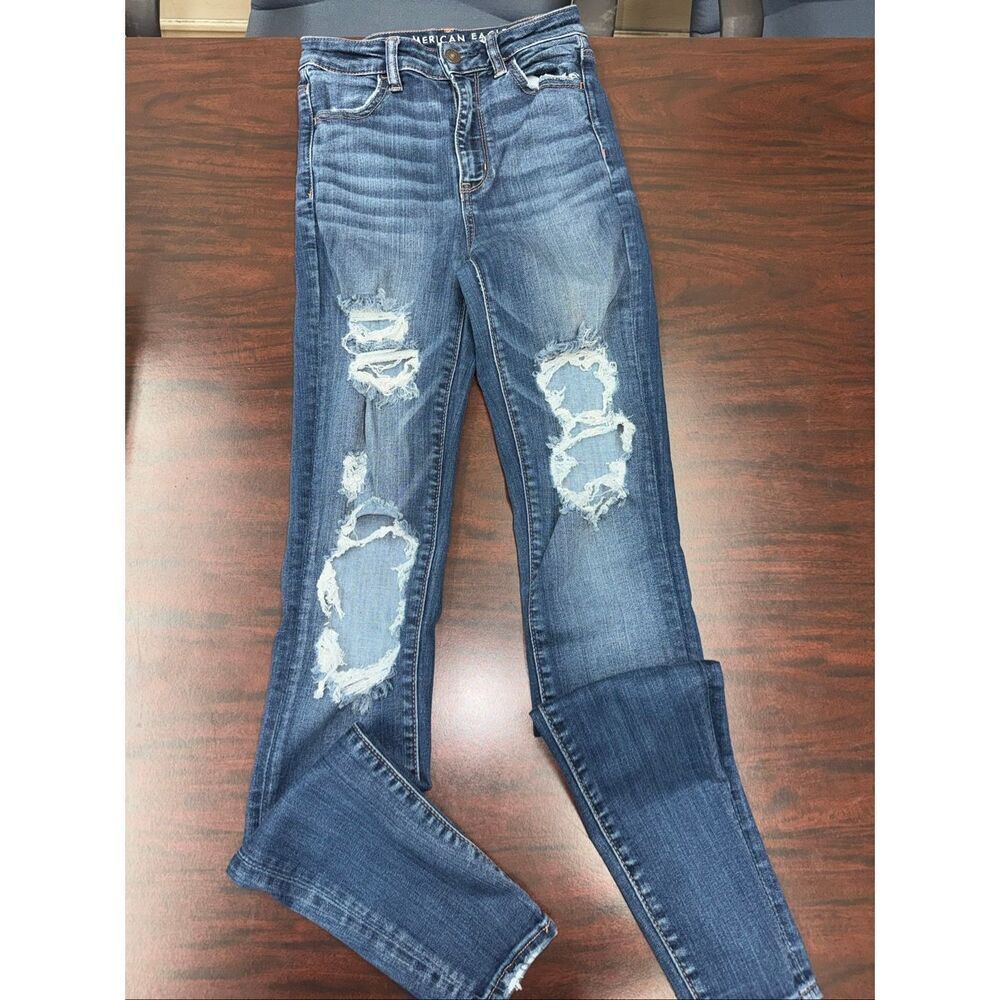 American Eagle Super Stretch Highest Rise Jegging Jeans Size 0 Long